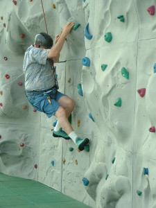 Grandpa's Rock Climbing!